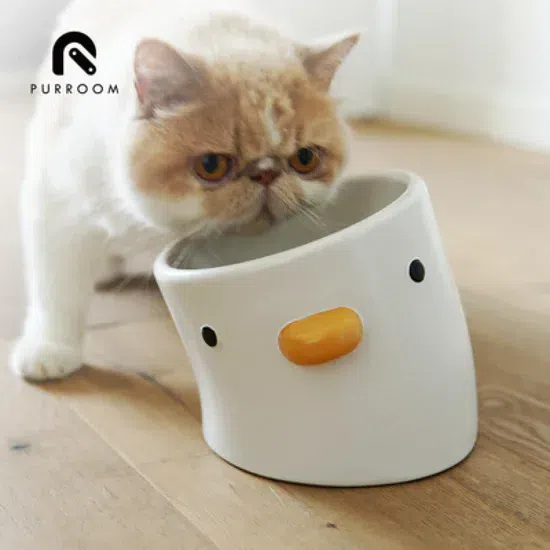 【PURROOM】Little Chick Ceramic Bowl 1 each