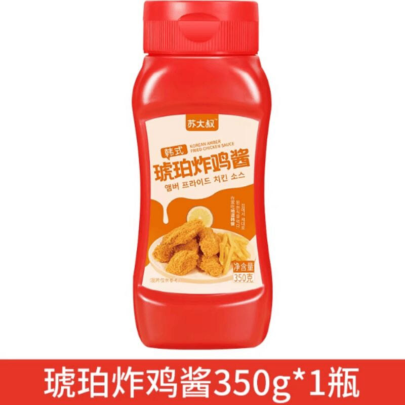 Korean amber fried chicken sauce 350g*1 bottle. 350 g