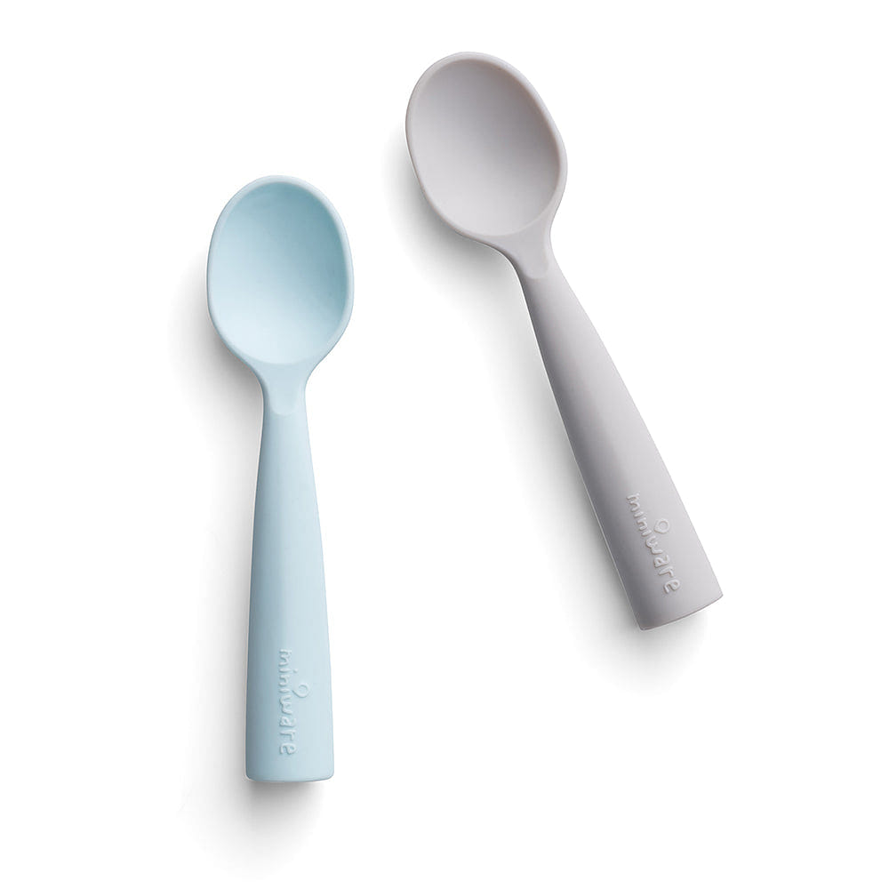 Miniware Teething Spoon Set Gray + Aqua 1 개