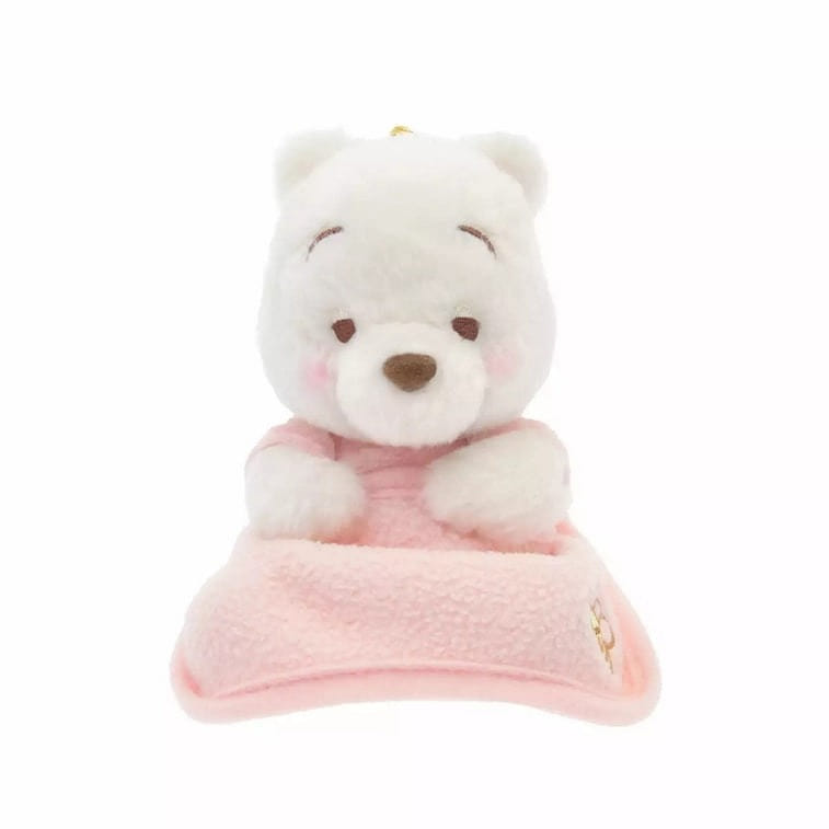 Winnie The Pooh Plush Keychain/Keychain Pink WHITE POOH 1 each