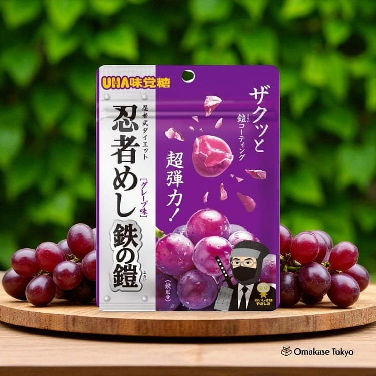 忍者めし 鉄の鎧 グレープ味 100袋