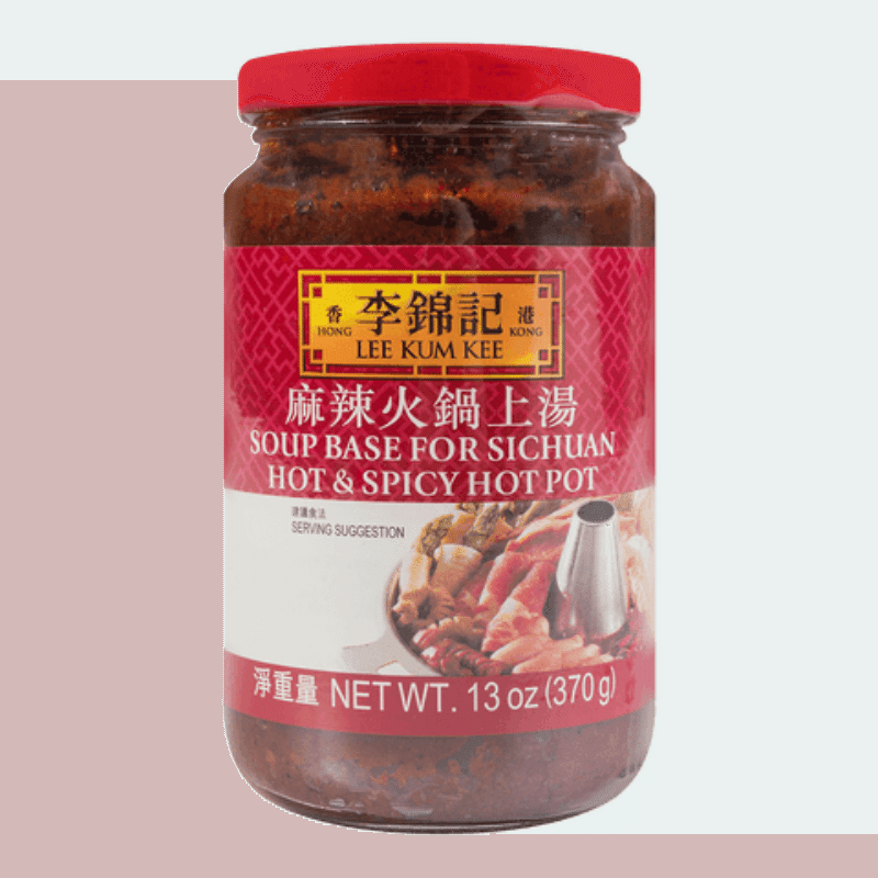 Lee Kum Kee Soup Base For Sichuan Hot & Spicy Hot Pot 13 oz 1 ส่วน