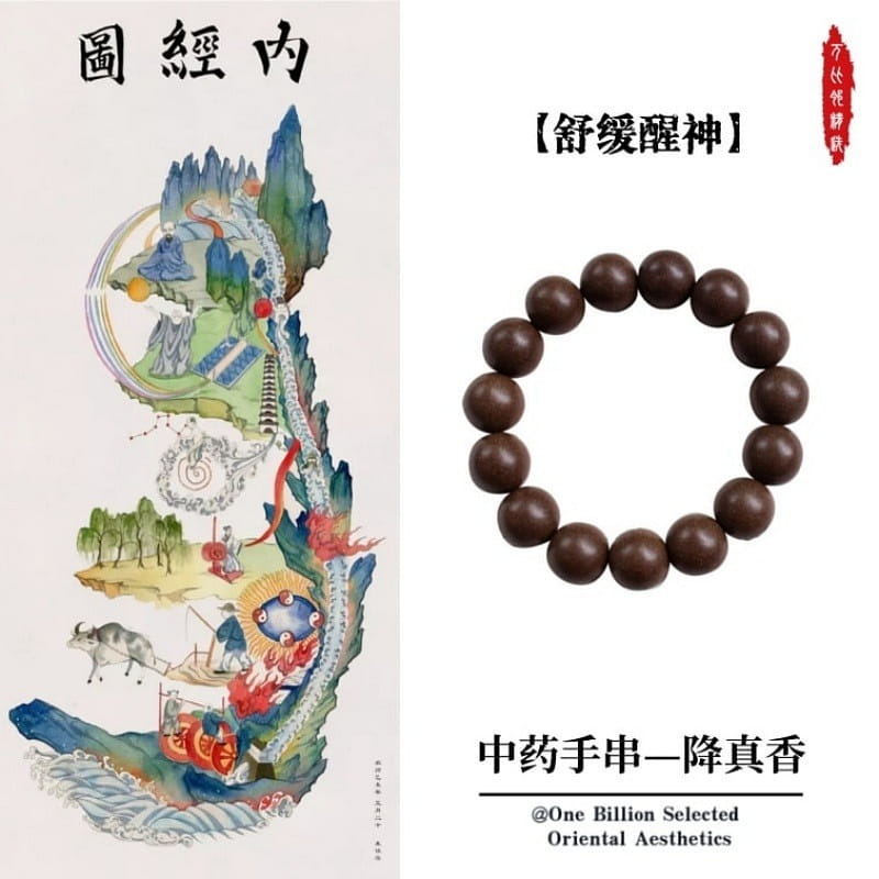 15mm Jiangzhenxiang Herbal Bracelet 1 each