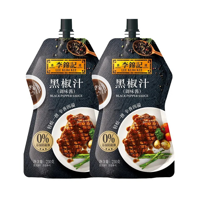 Lee Kum Kee Black Pepper Sauce 230g*2 460 g