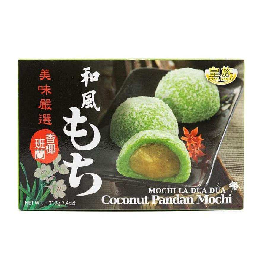 Royal Family Mochi Pandan Cakes With Coconut 210g 1 개