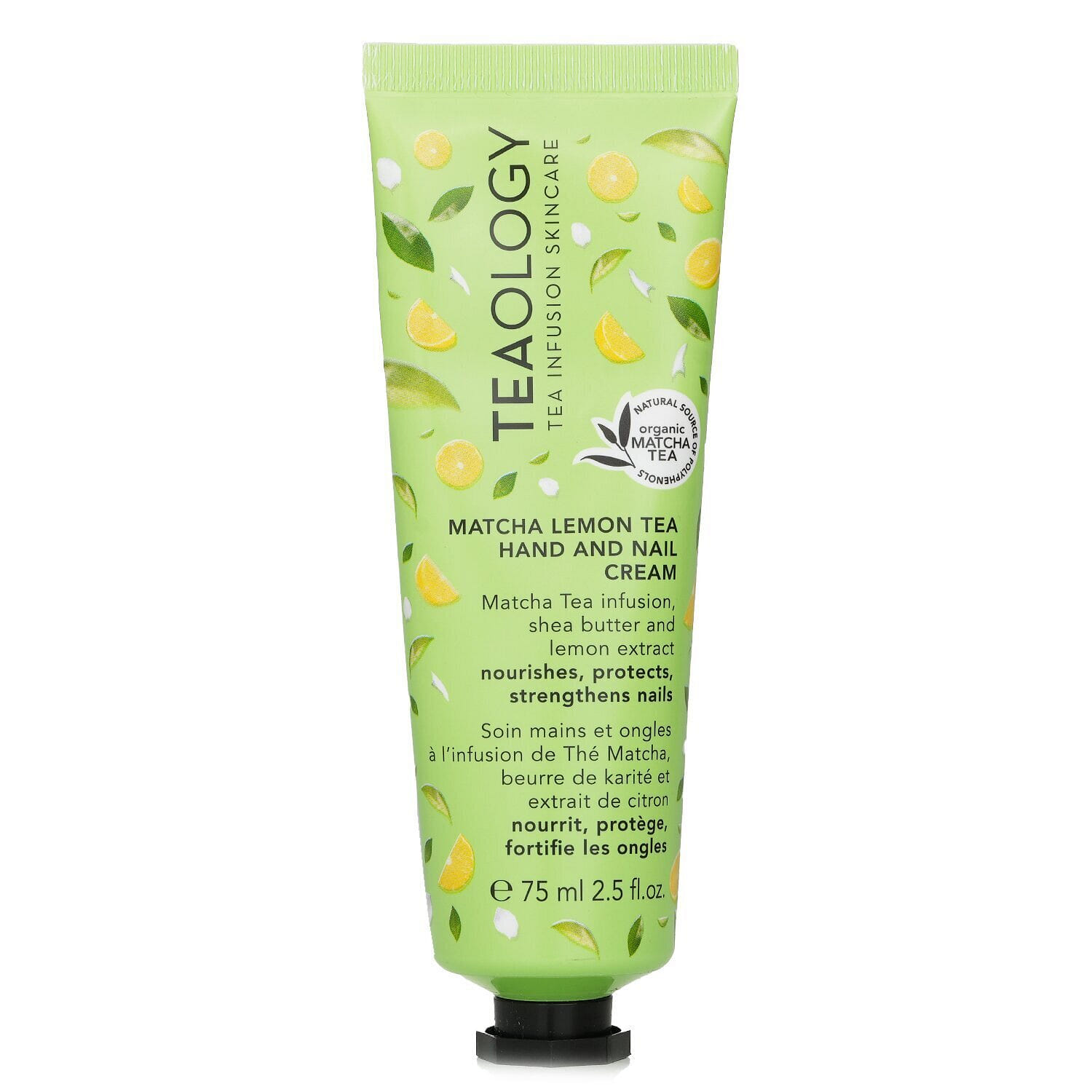 Teaology Matcha Lemon Tea Hand & Nail Cream 75 밀리리터