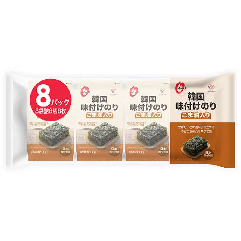 O'Food Korean Seasoned Roasted Nori 32g 1 each