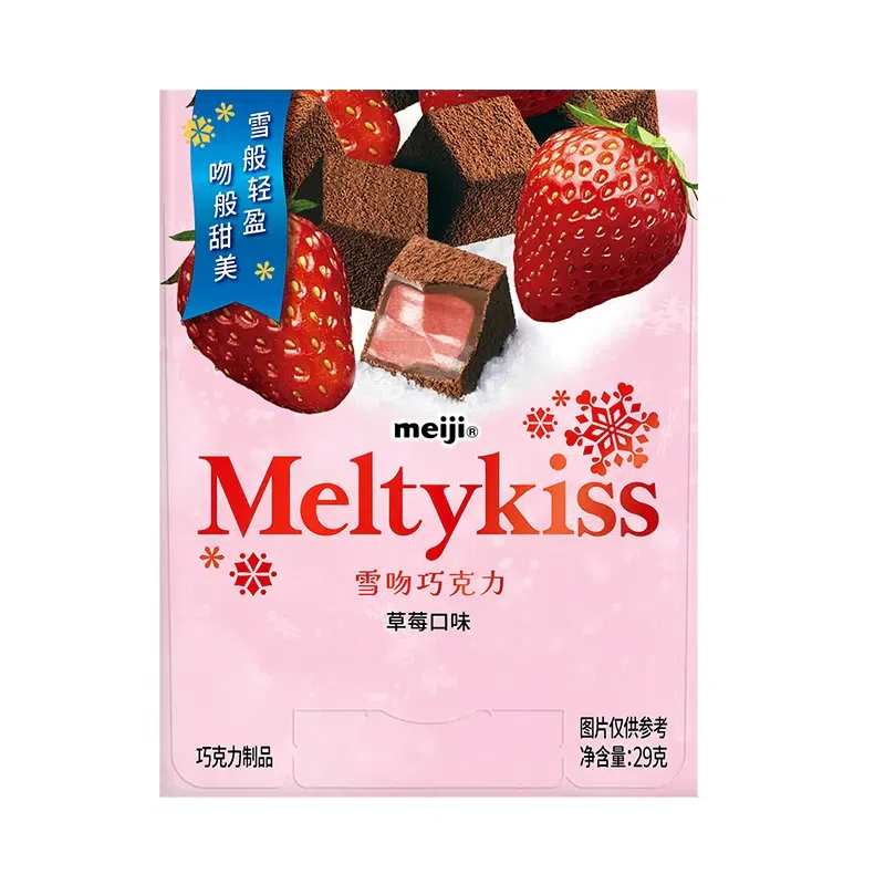 Meiji Snow Kiss Chocolate (Strawberry) 1box 29 g