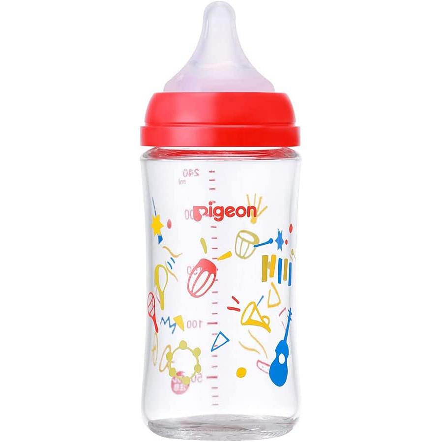 Pigeon Heat-Resistant Glass Breast Milk Bottle 1 ส่วน