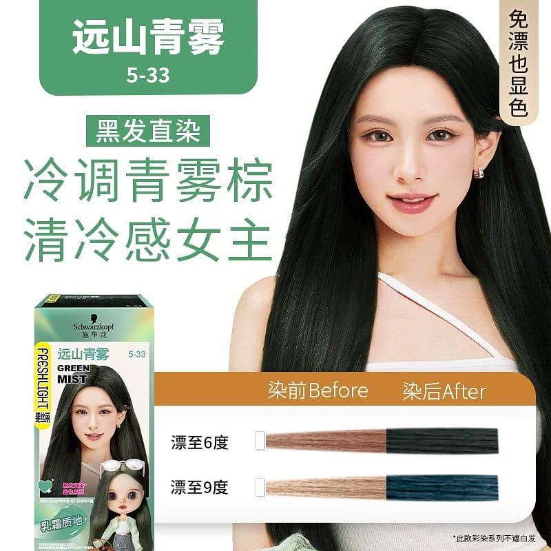 Schwarzkopf Amino Acid Bubble Hair Dye #14 1 กล่อง