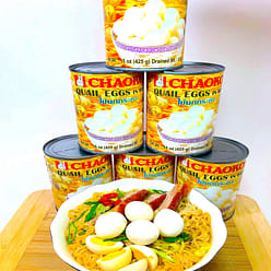 DELICIOUS EXOTIC QUAIL EGGS FROM THAILAND 425 g