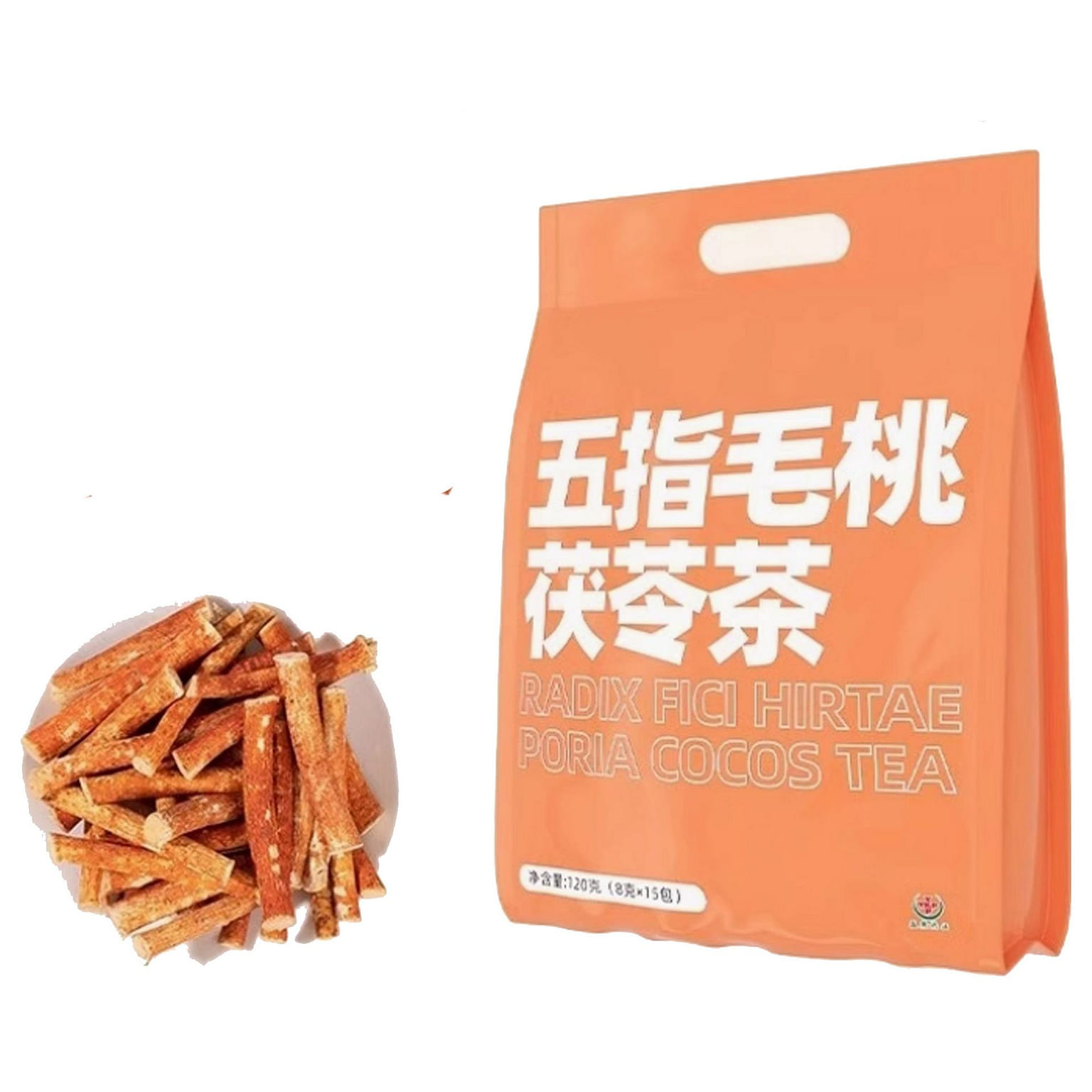 Five fingers hairy peach poria tea 120 กรัม