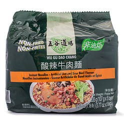 Wu Gu Dao Chang Instant Noodles, Artificial Hot and Sour Beef Flavor 535 g
