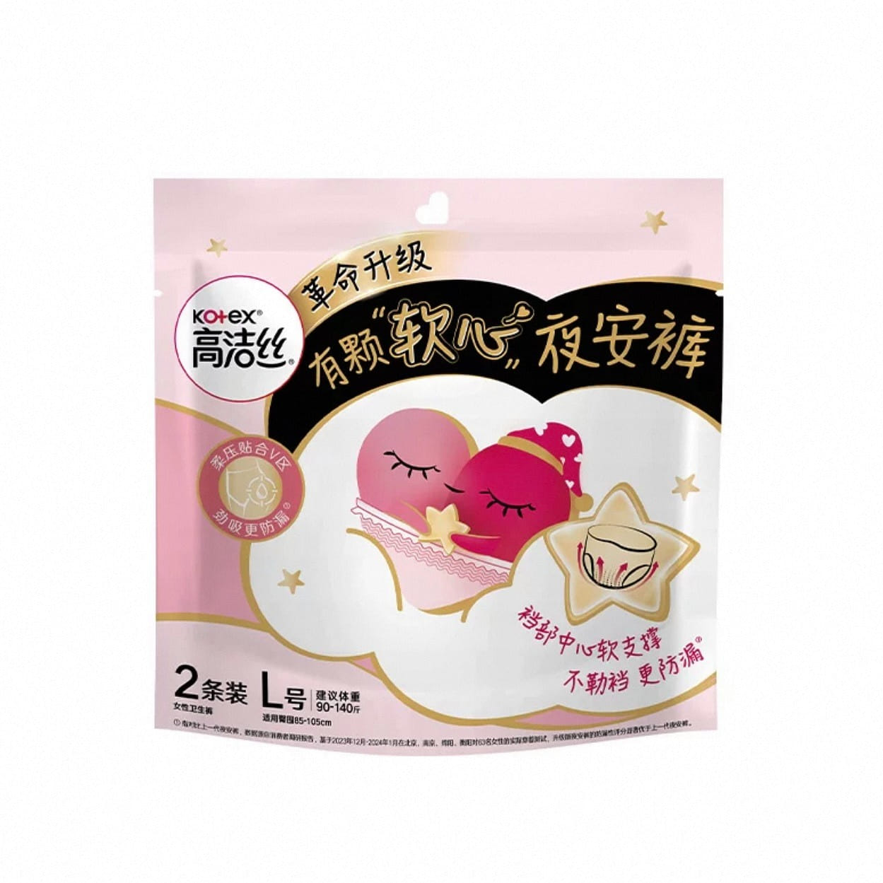 Disposable Overnight Period Underwear Large 2pcs 1 개