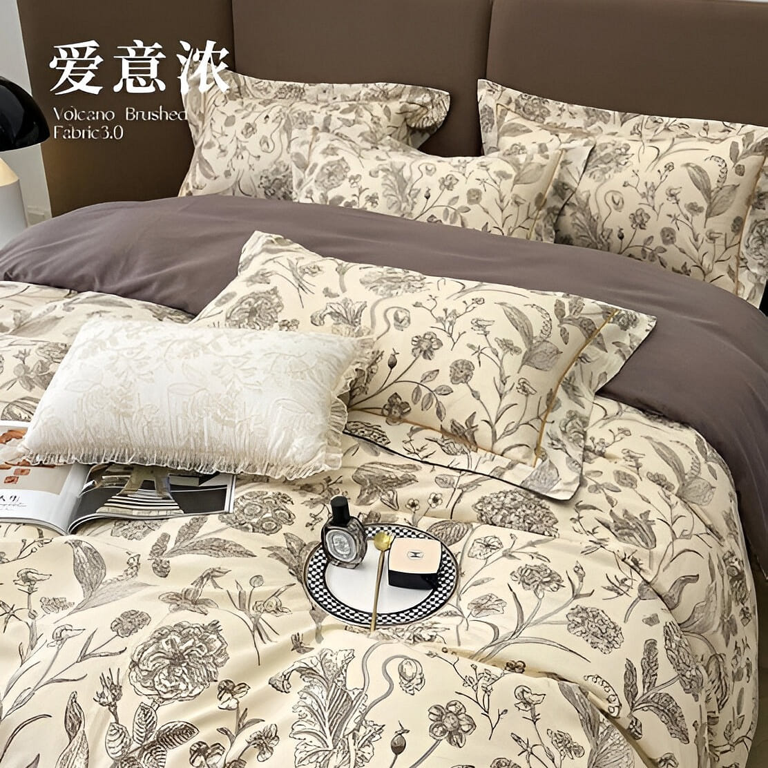 [Sleeplus] volcano Flower cotton super soft king 1 each