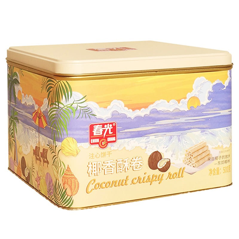 Spring coconut crispy roll gift box 500g 500 그램