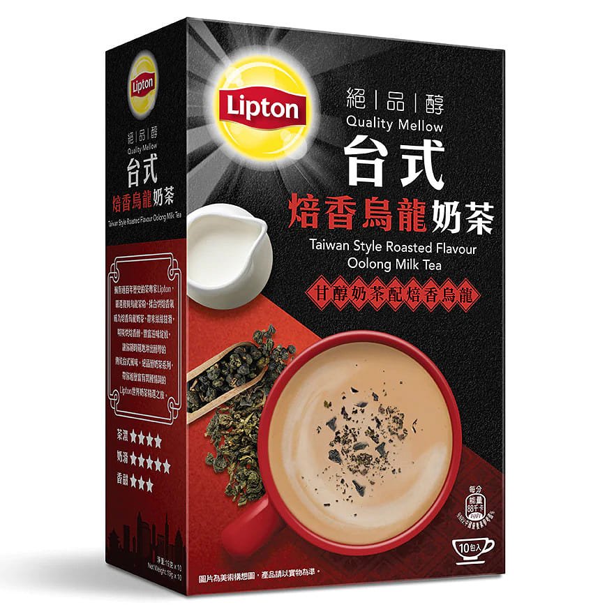 LIPTON - Quality Mellow Milk Tea Taiwanese Style Oolong Flv 10'S 1 케이스