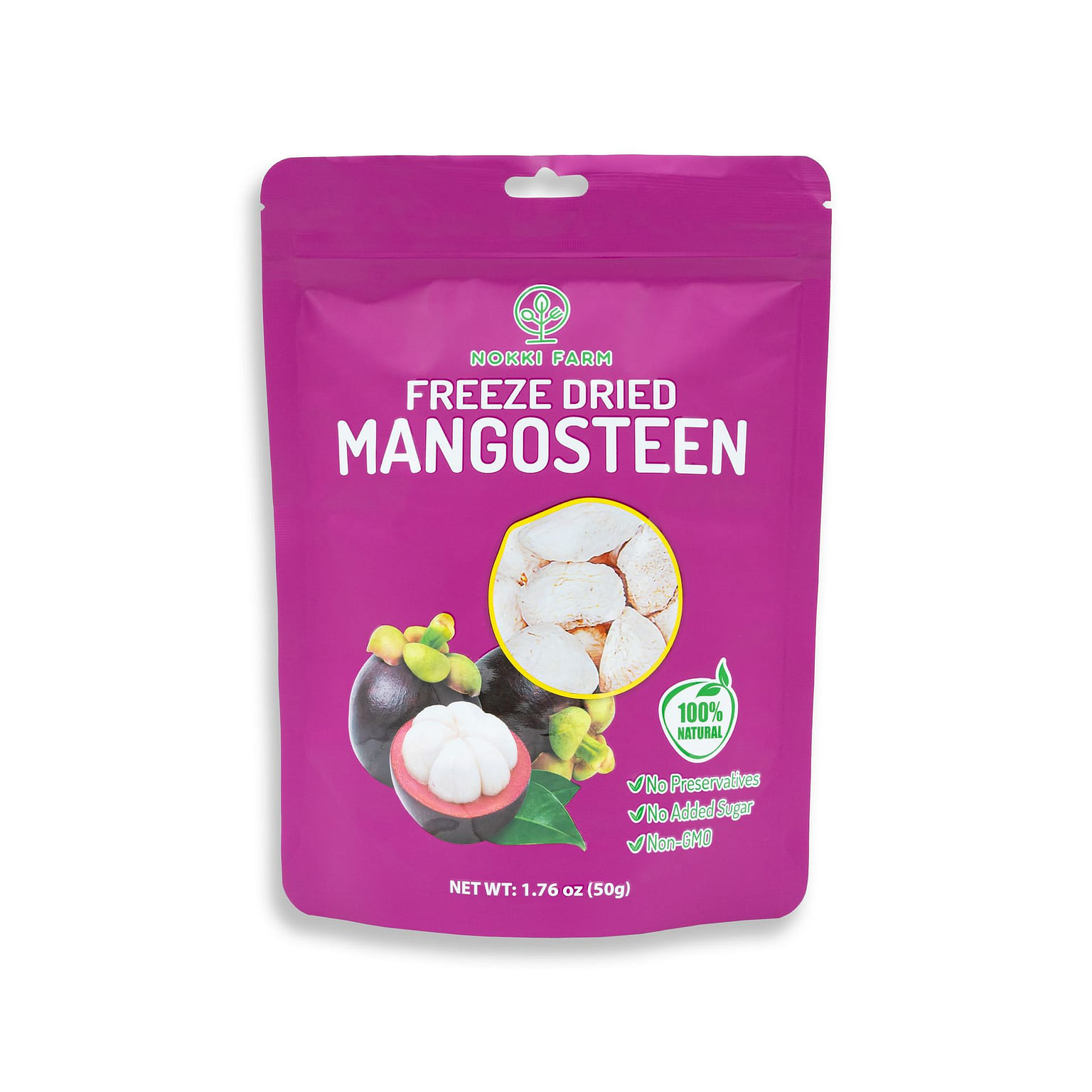 NOKKI FARM Freeze-dried Mangosteen 50 그램