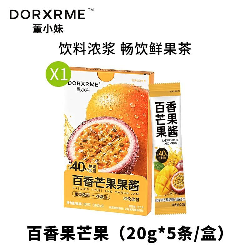 Dong Xiaomei Passion Fruit Mango Jam 100g 100 g
