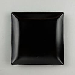 Bowery Matte Bold Square Appetizer Plate 5.7", Red 1 each