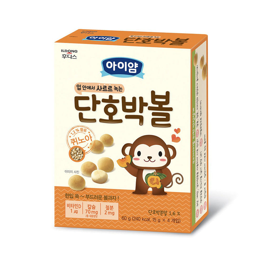 ILDONG FOODIS Aiyam Sweet Pumpkin Ball 60 g