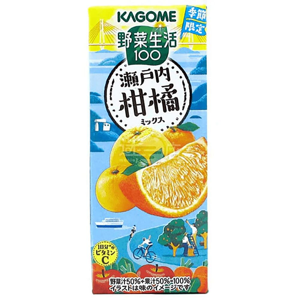Kagome Yasai Seikatsu Setouchi Citrus Vege Juice 195 ml