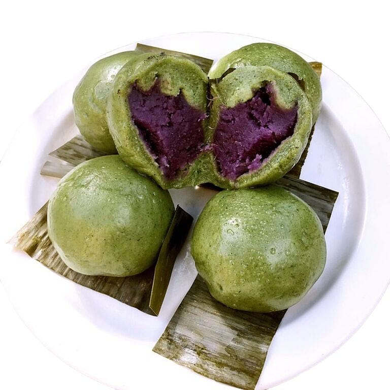 Purple sweet potato qingtuan 6 count