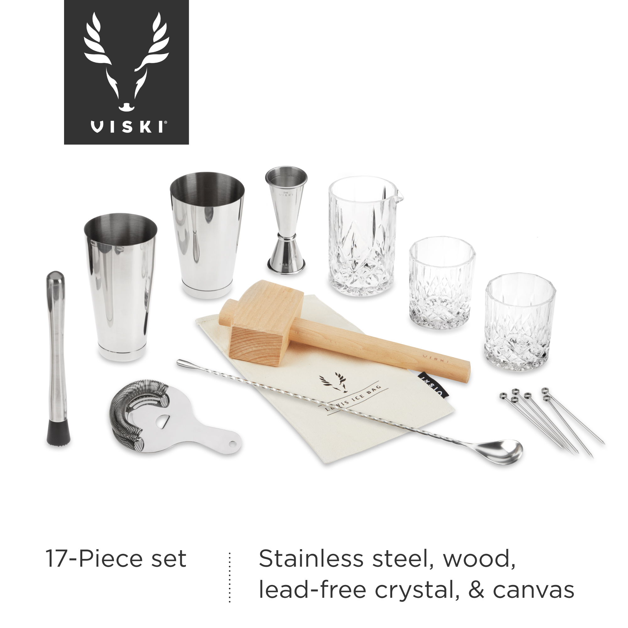 Viski Bar Tools Bartender Tool Kit - Thumbnail 5
