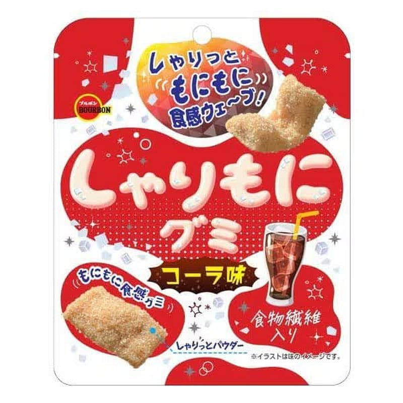 Bourbon Sharimoni Gummy Candy, Cola Flavor, 57g 1 ส่วน