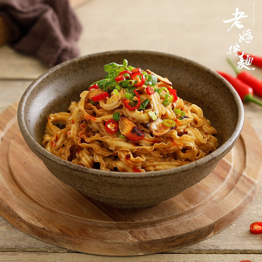 Mom's Dry Noodle - Spicy Flavor 101g (4 packs) 1 개