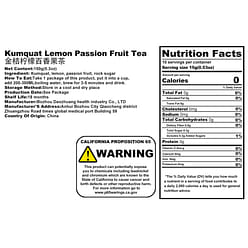 Kumquat lemon passion fruit tea 150 g
