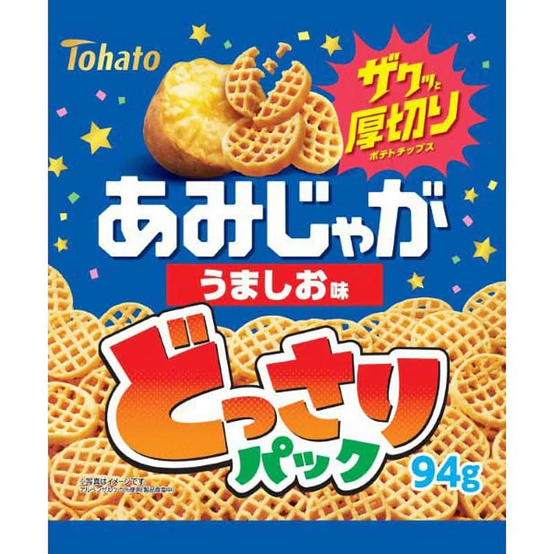 Tohato Large Pack Amijaga Umashio Flavor 94g 1 ส่วน