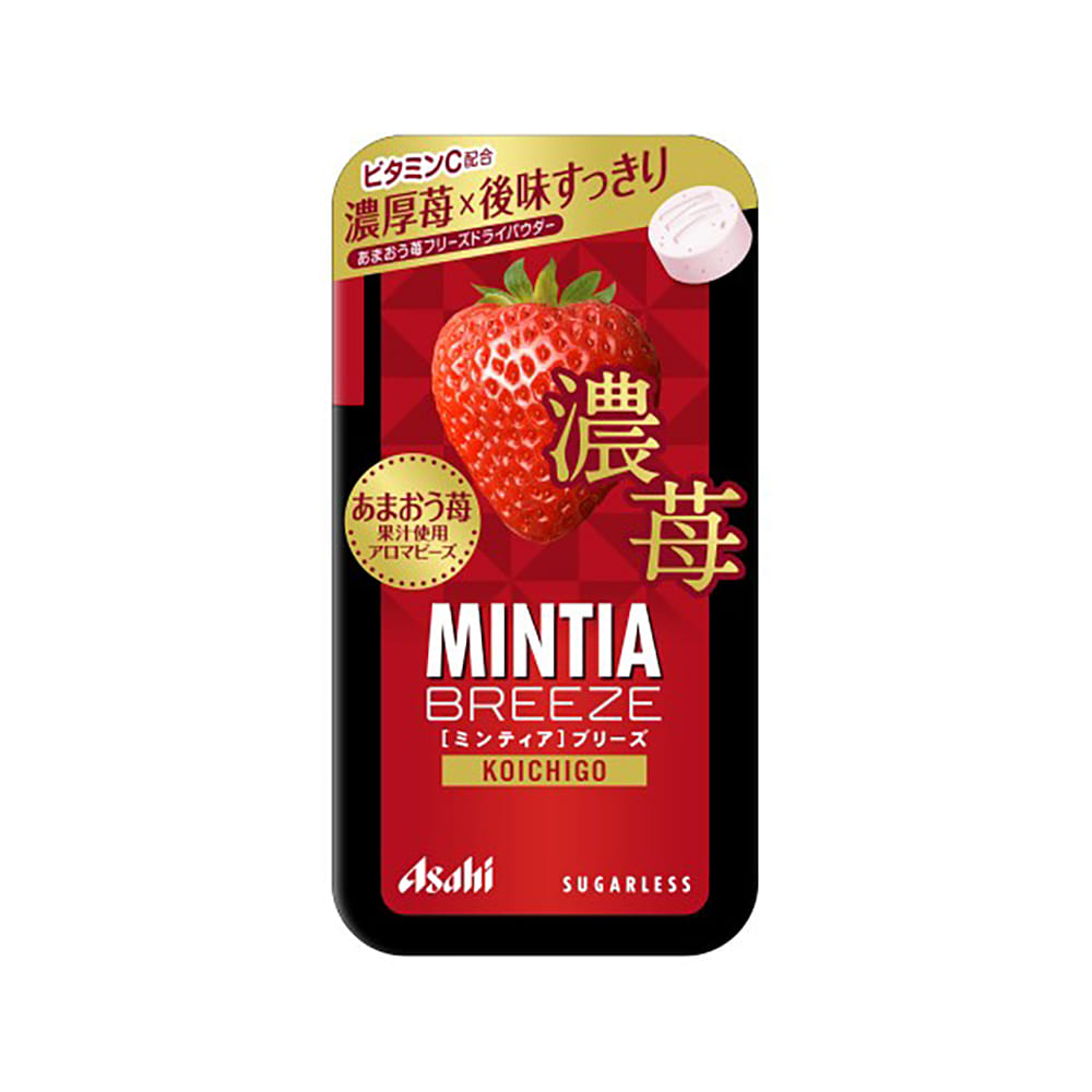 Asahi Mintia Breeze Strawberry Mint Tablets 30 カウント