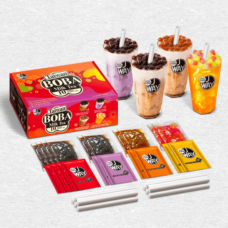 J WAY 珍珠奶茶綜合10入組- Weee!