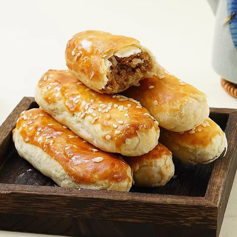 Beijing specialty Jinglong beef tongue cake special sweet and salty traditional pretzel 250g 250 그램