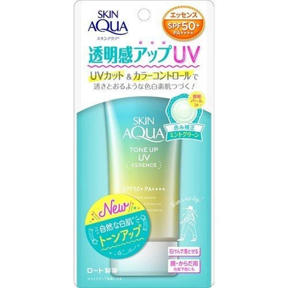 Rohto Skin Aqua Tone Up UV Essence SPF50+ PA++++ 70 g
