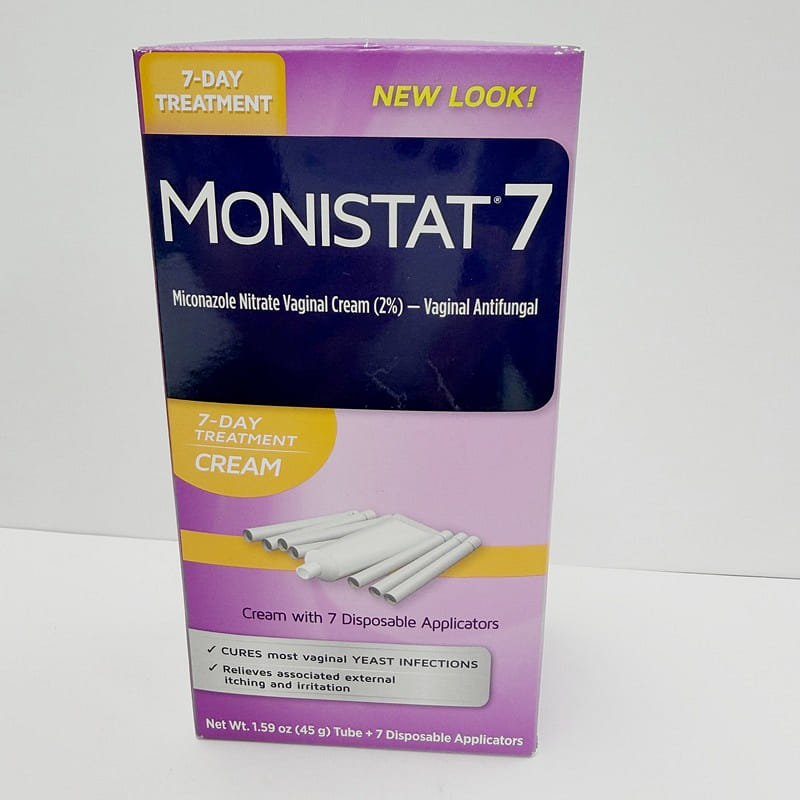Monistat 7 Vaginal Antifungal Cream 2% 7-Day 1 box