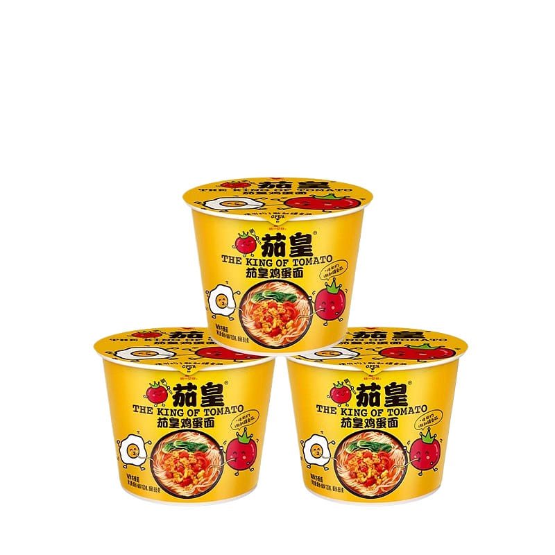 統一茄皇方便麪番茄雞蛋120g*3桶 360 克