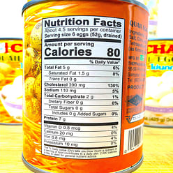 DELICIOUS EXOTIC QUAIL EGGS FROM THAILAND 425 g