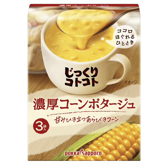 weee_instant_POKKA SAPPORO Hokkaidou Corn Potage 3 packs 1 box