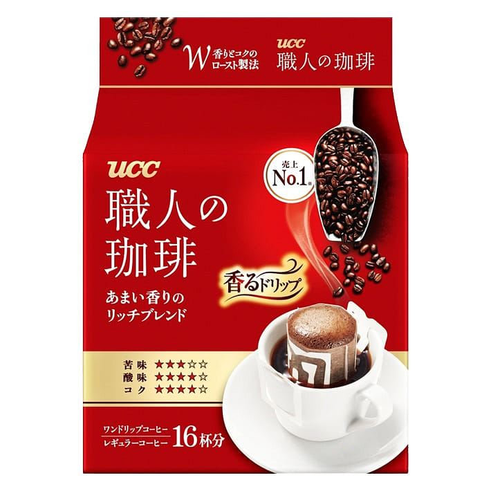 UCC Sweet Aroma of Mocha Single Serve Hand Drip Coffee 16pcs 1 개