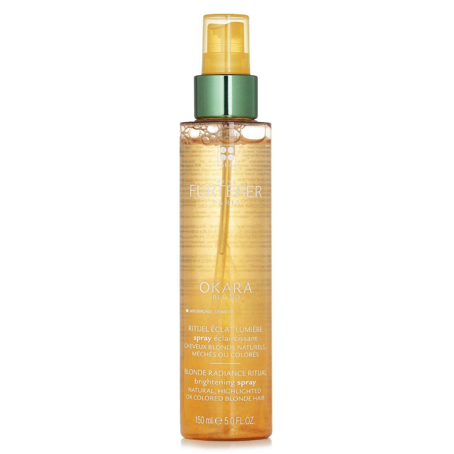 Rene Furterer Okara Blond Blonde Radiance Ritual Brightening Spray (Natural, Highlighted or Colored Blonde Hair)  150ml/5oz 150 ml(ミリリットル)