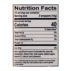 Wei Chuan Spring Roll Shell 6" 30PC S Frozen 7.4 oz