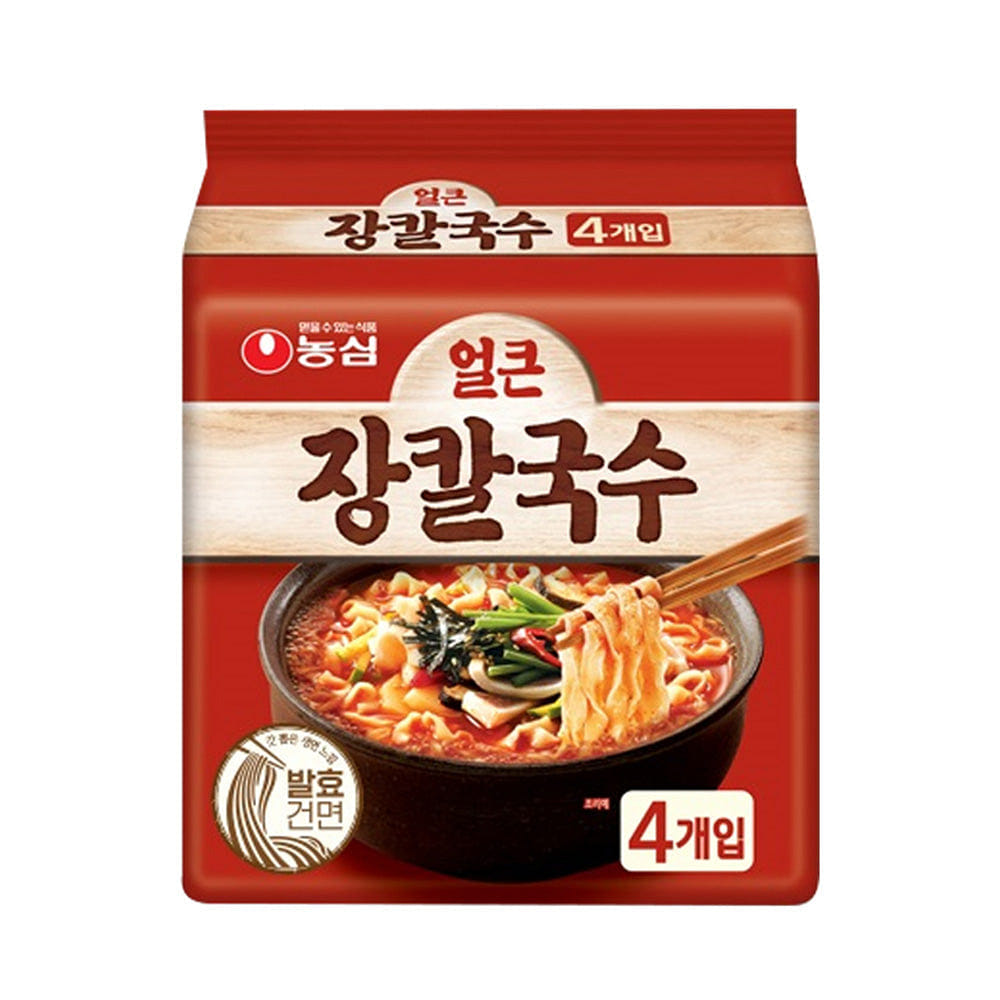 농심 얼큰 장칼국수 봉지 라면 103g x 4p 1 개