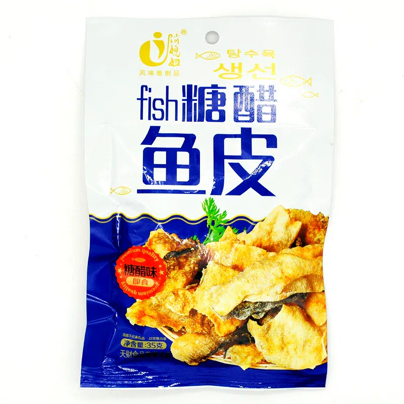 Sweet and sour fish skin 35g*1 bag 35 g
