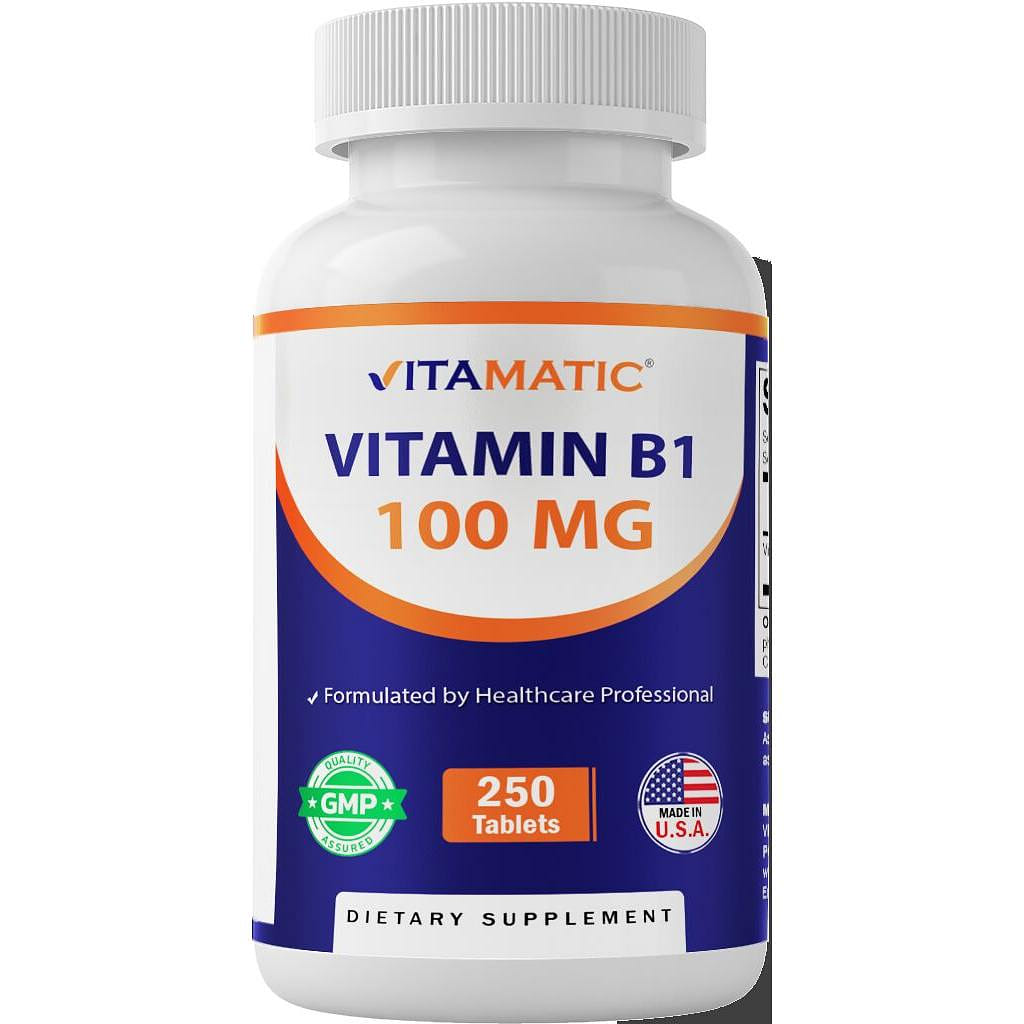 Vitamin B1 100 mg - 250 Tablets 1 each