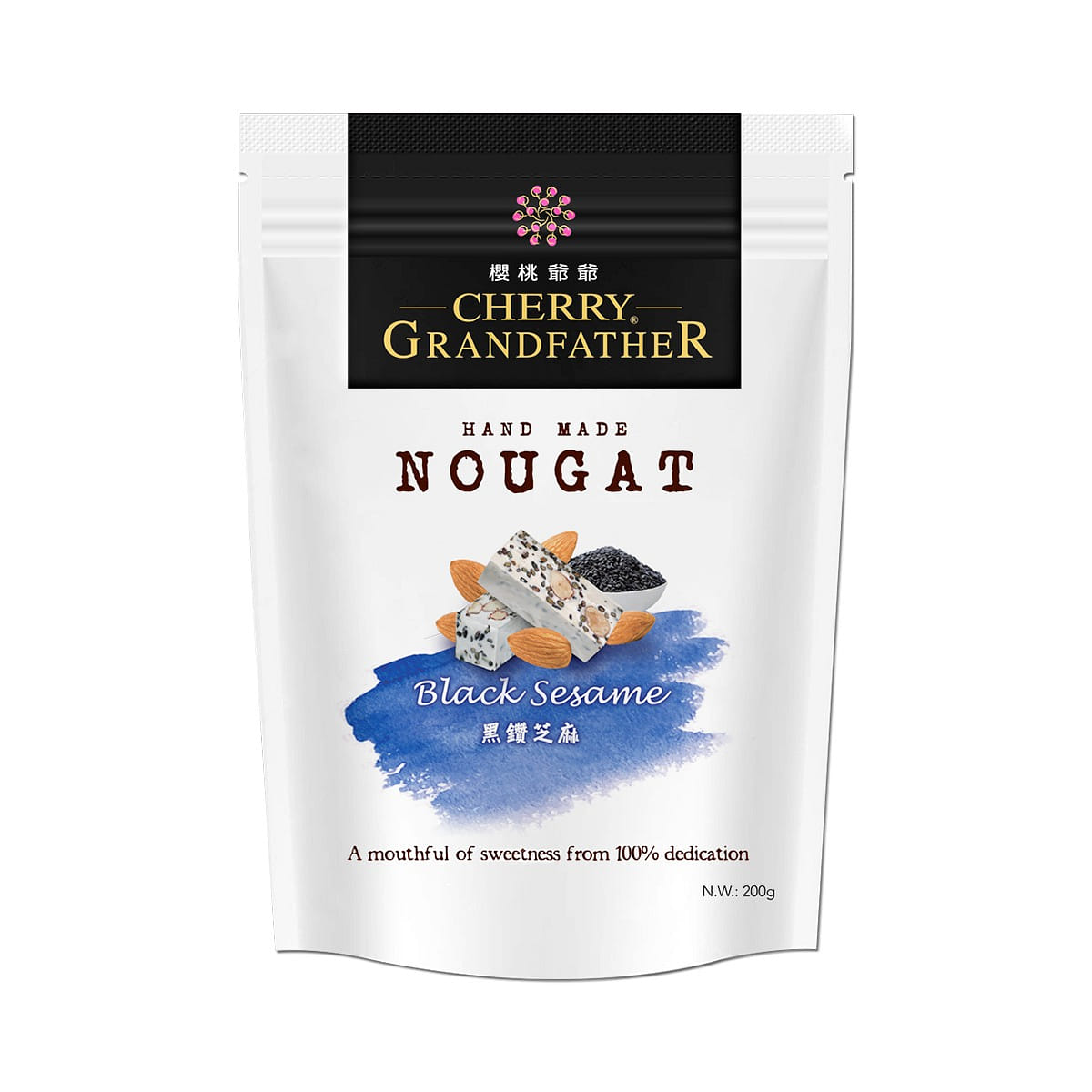 CHERRY GRANDFATHER Black Sesame Nougat 200 그램