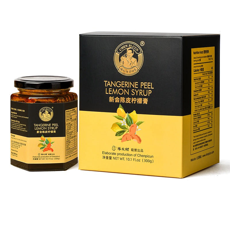 Chen Pi Cun Tangerine Peel Lemon Syrup 300 그램