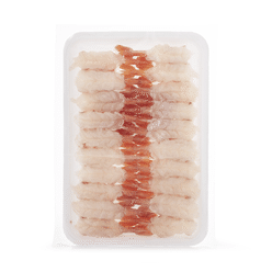 Argentine Sashimi Red Shrimp Peeled for Sushi, Frozen 12 oz