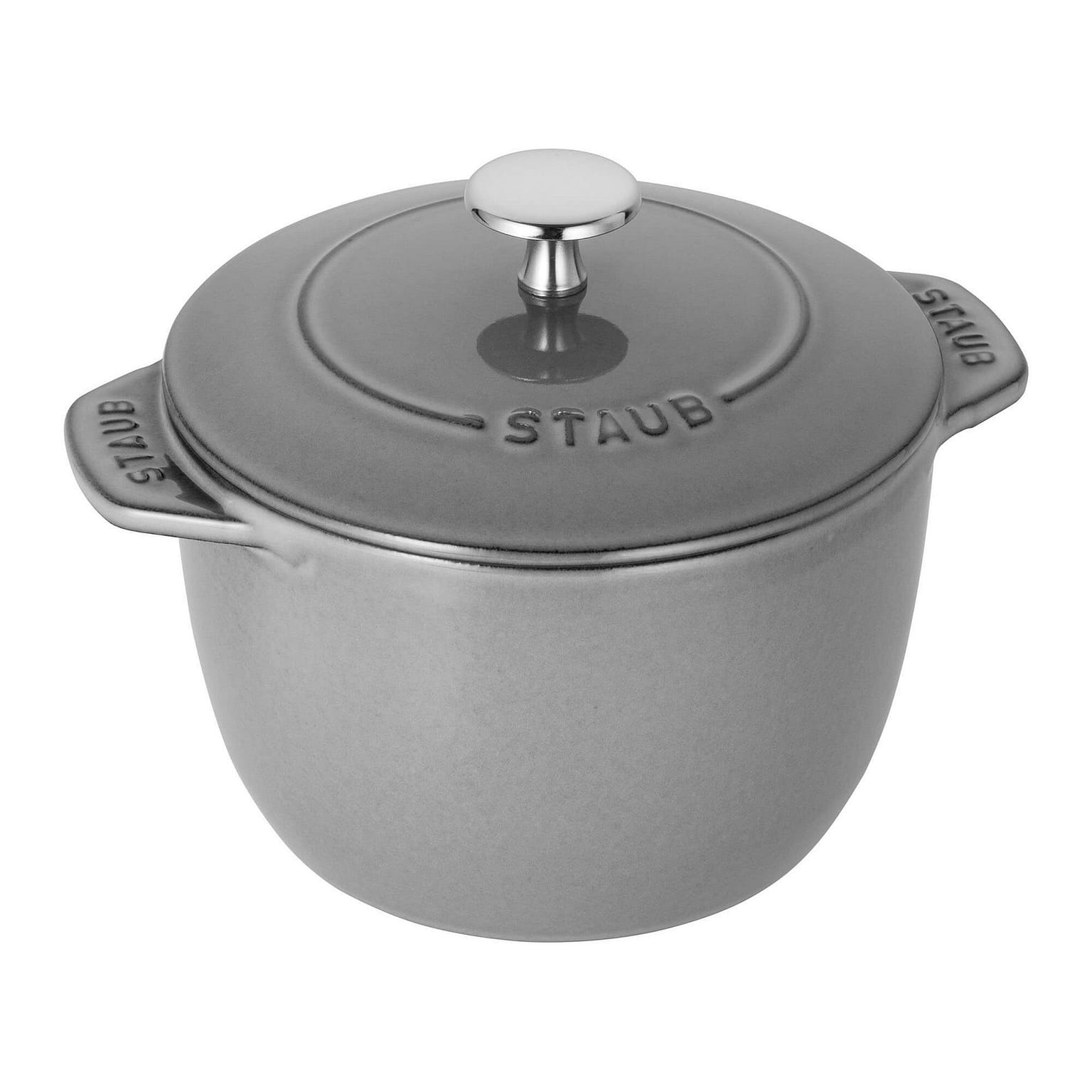 STAUB Cast Iron Petite 1.5-qt / Graphite Grey 1 each
